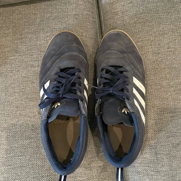 Vintage Adidas, blue suede men’s size 12 - Picture 4 of 4